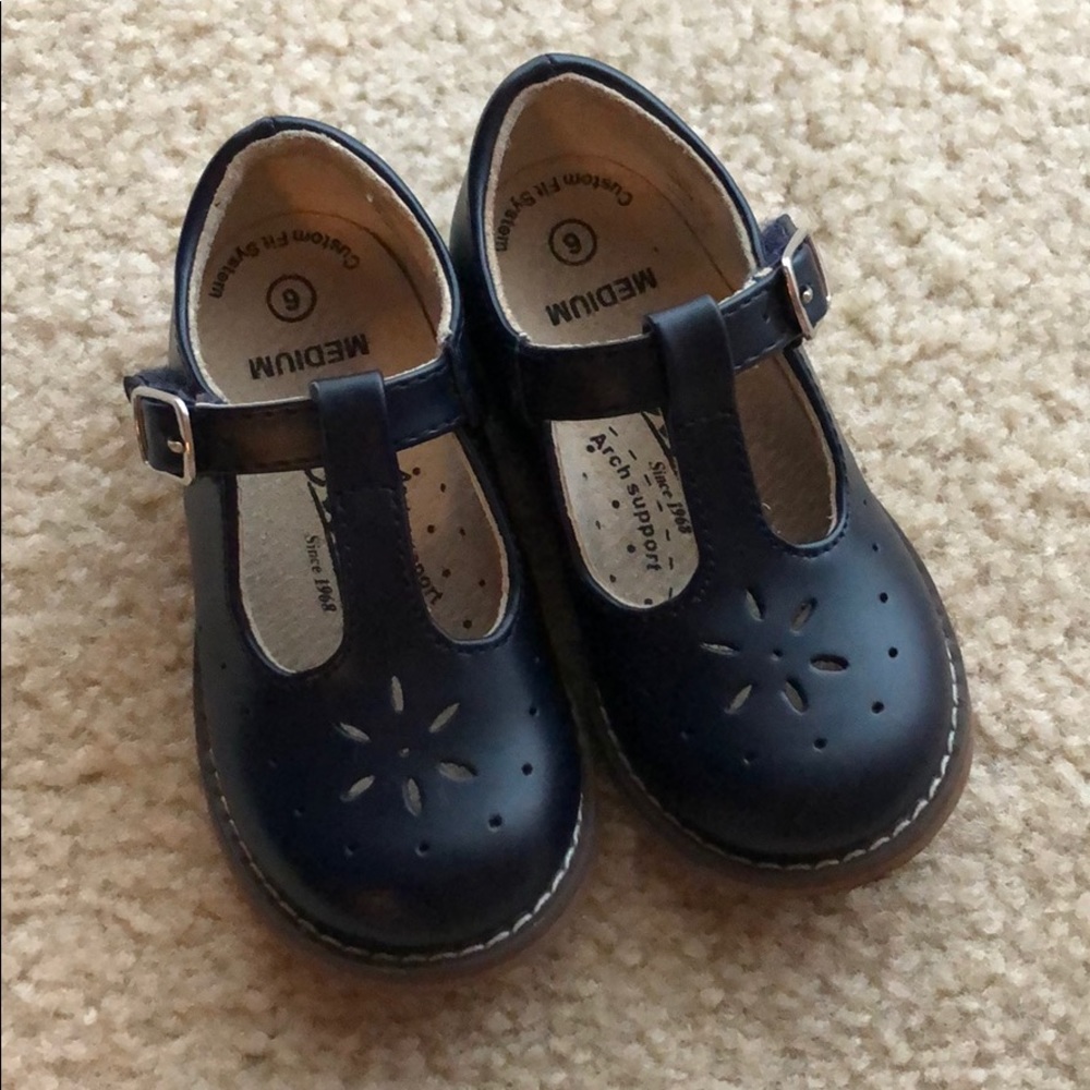 Footmates Navy Blue Mary Janes